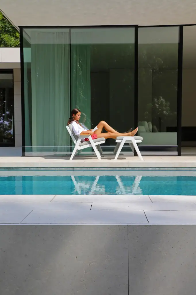 STAY FLEX Lounge Chair Stone (1 set)