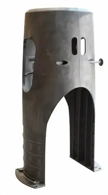 Pompmontrage voor multi-cycloon filter