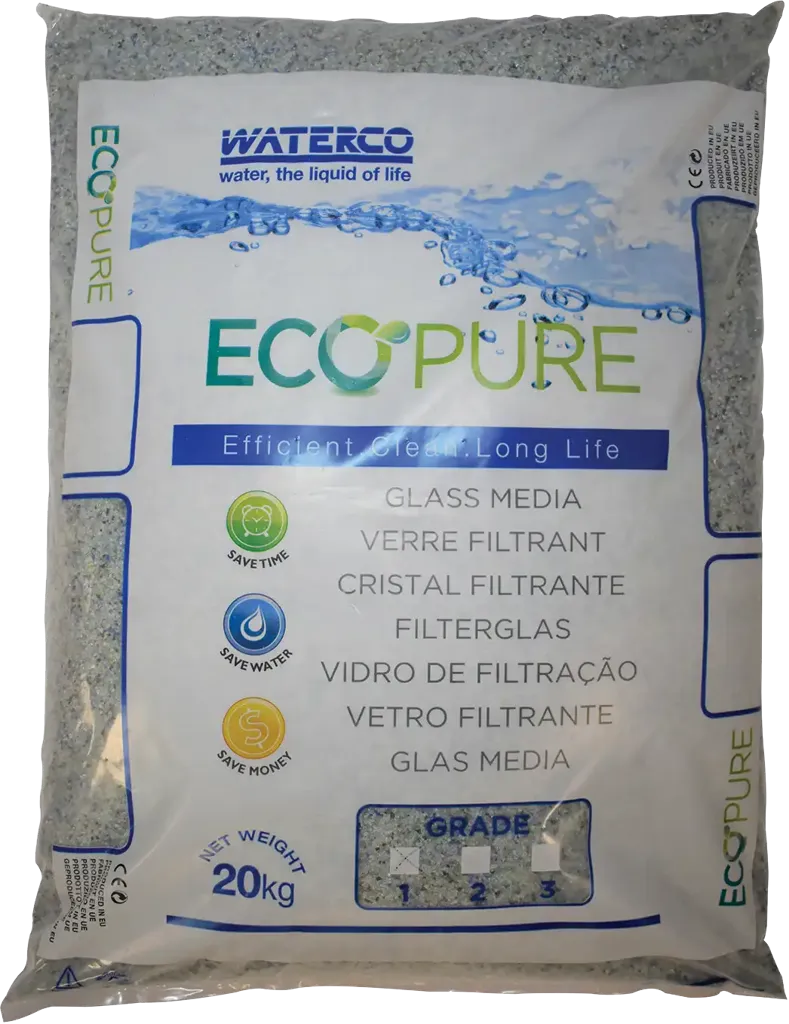 Waterco EcoPure filterglas Grade 1 - 20kg